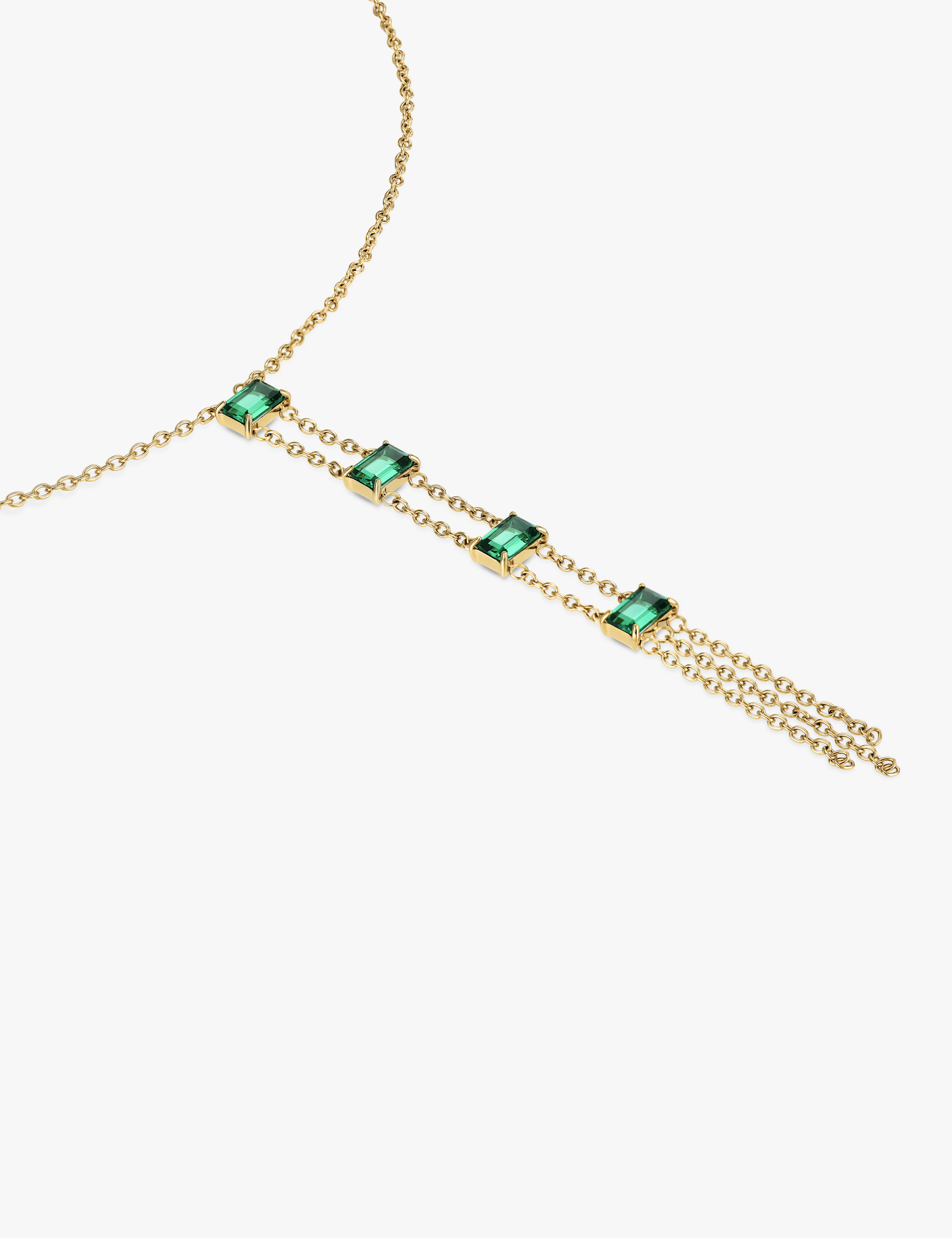 Vertical Crystal necklace
