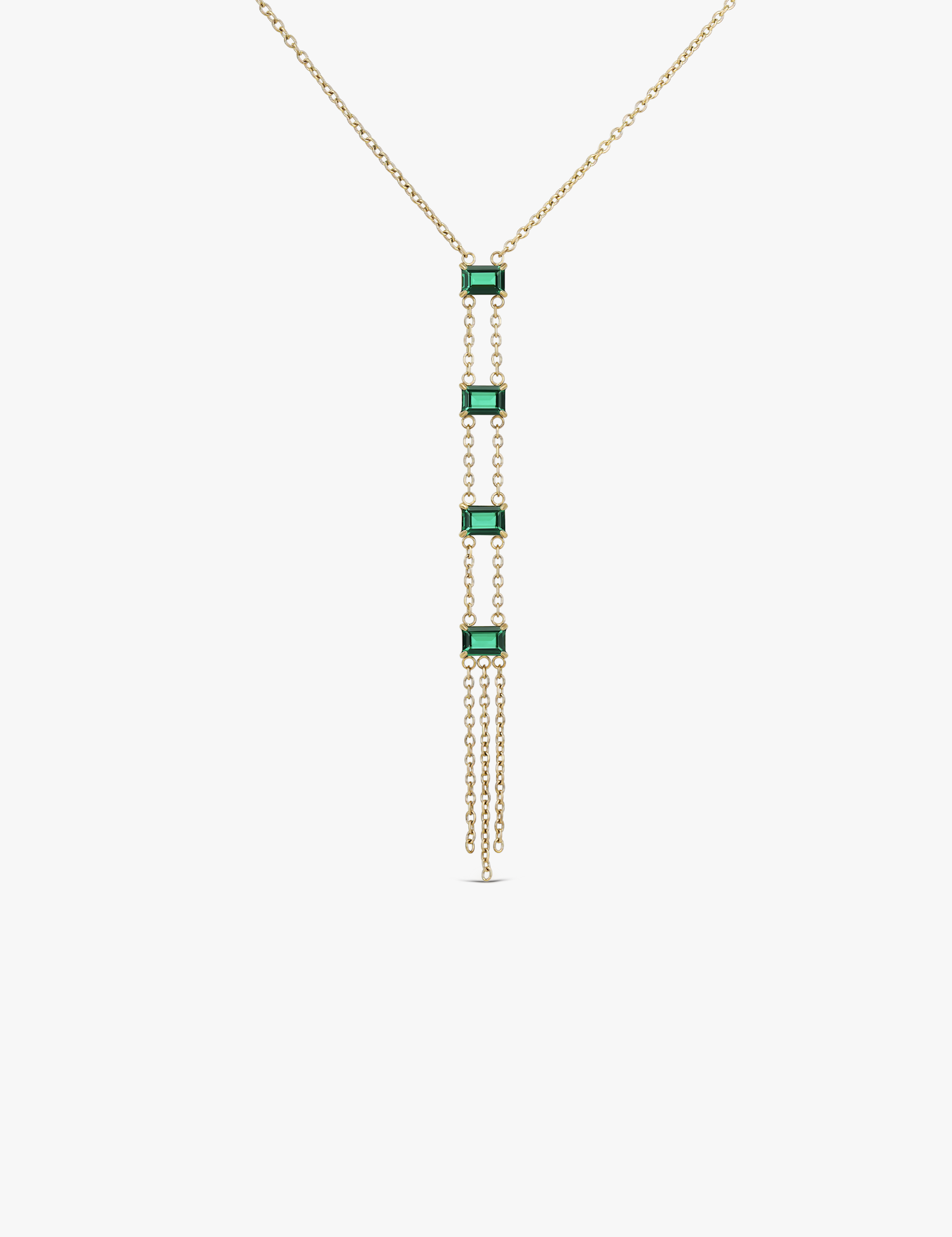 Vertical Crystal necklace
