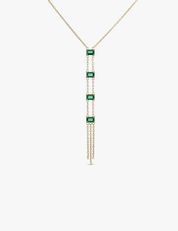 Vertical Crystal necklace