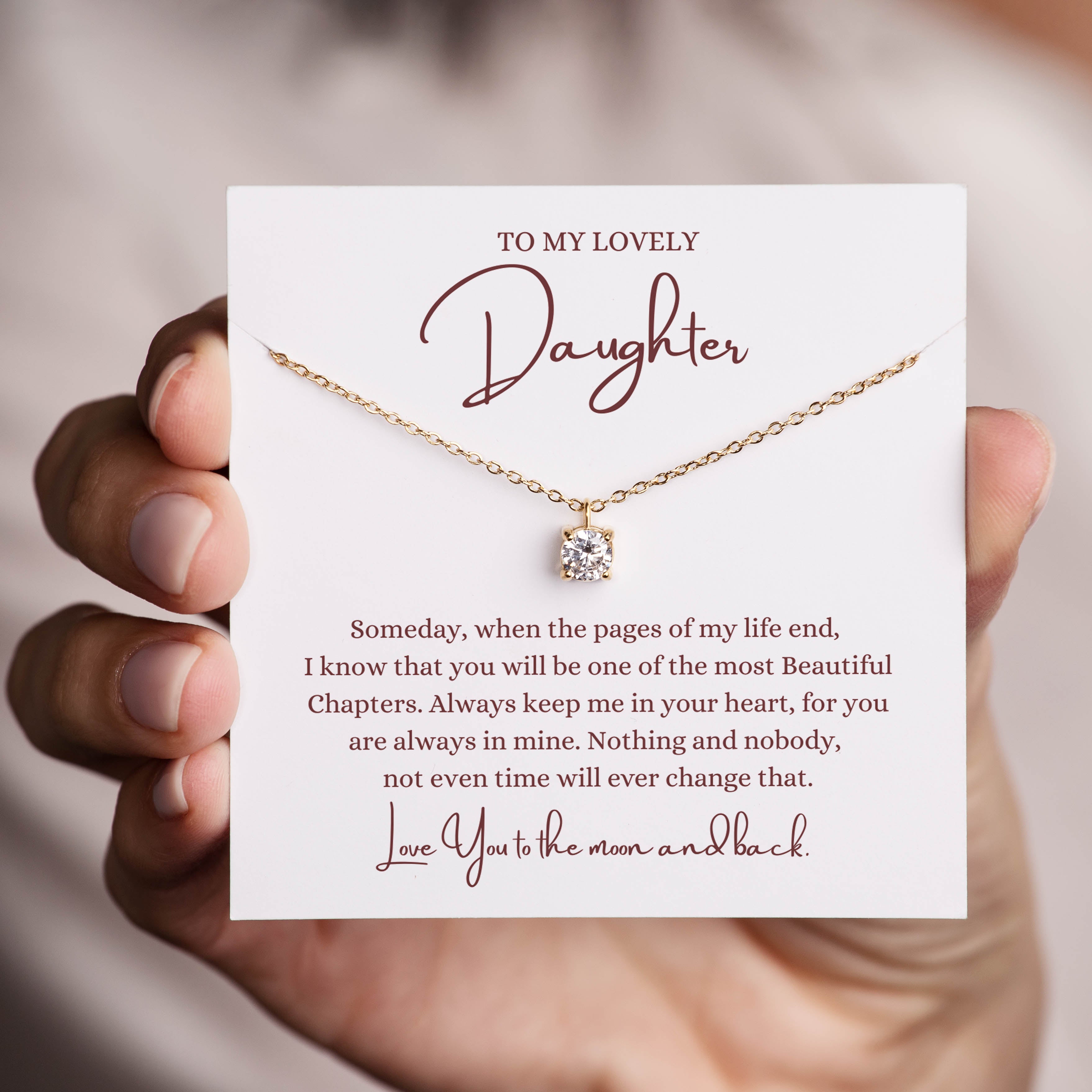 To My Lovely Daughter