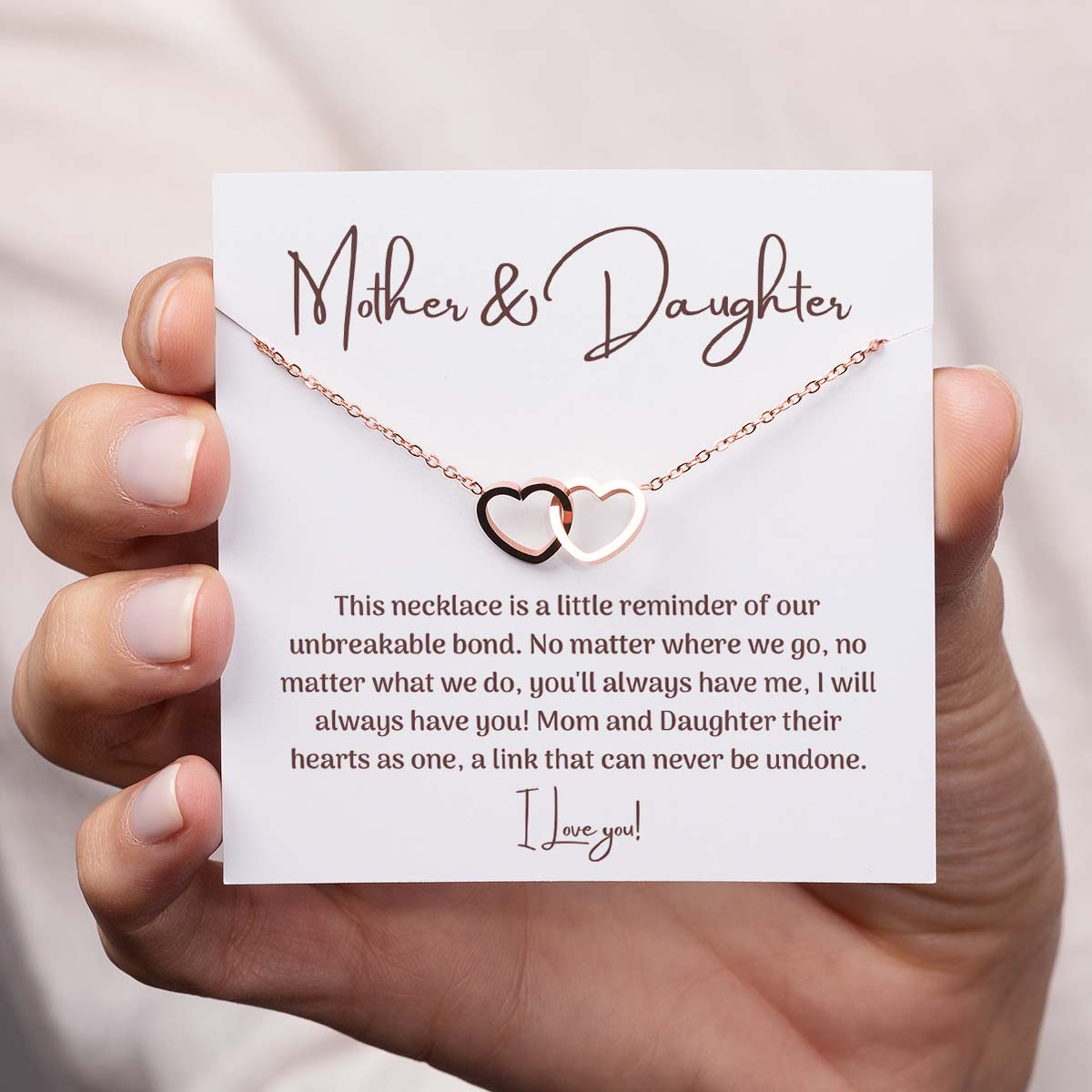 Unbreakable Bond - Two Hearts Necklace