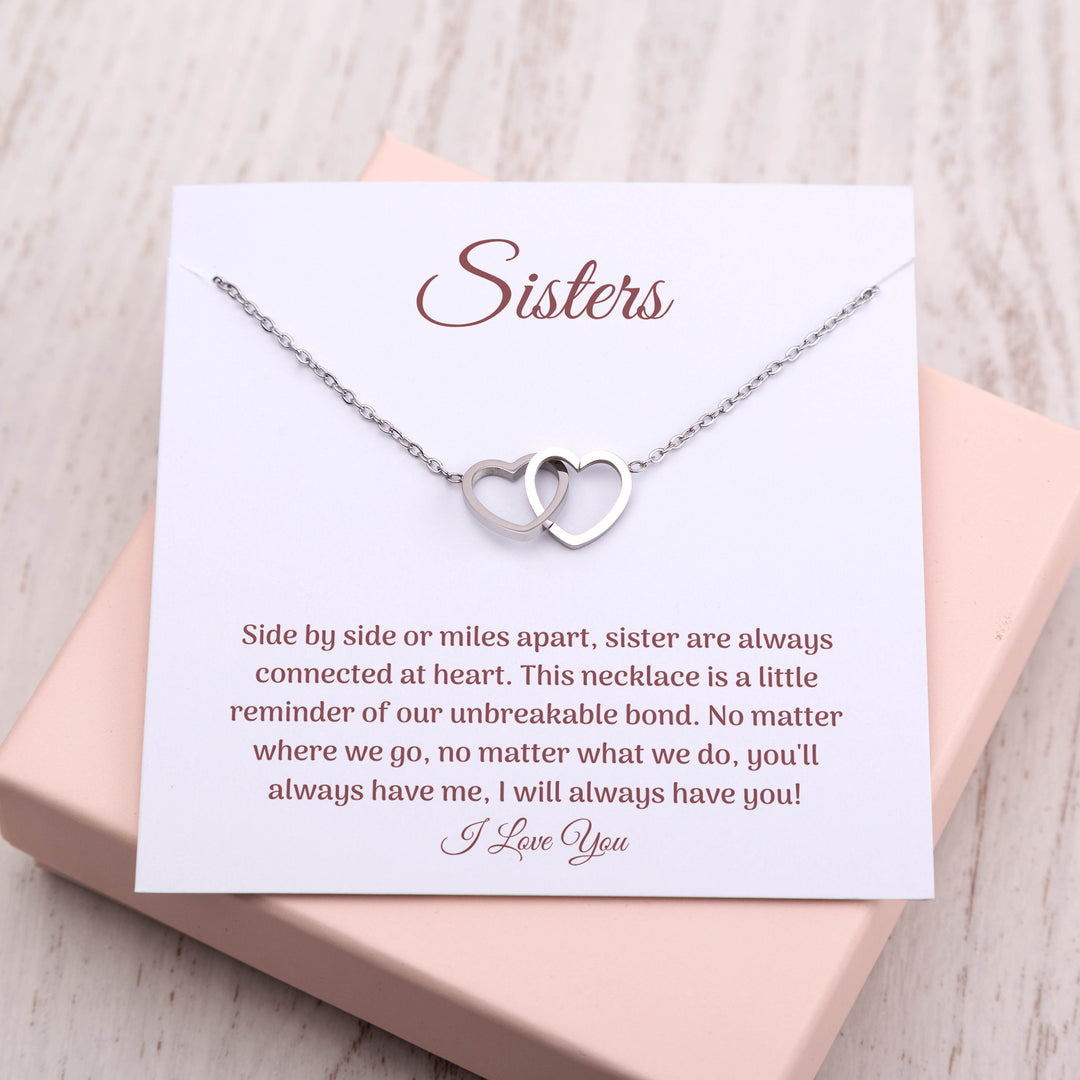 Unbreakable Bond - Two Hearts Necklace