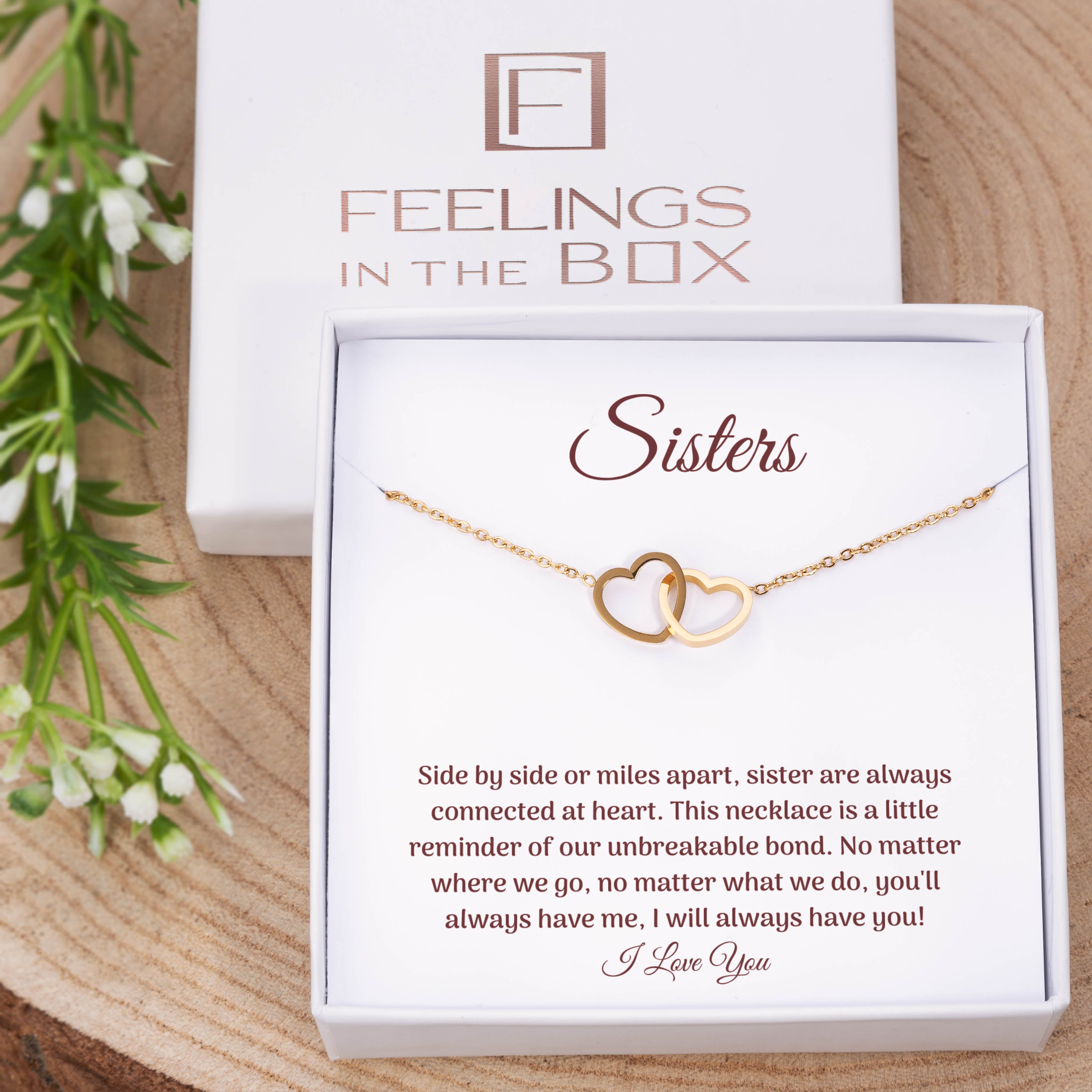 Unbreakable Bond - Two Hearts Necklace