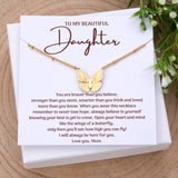 To My Beautiful Daughter - Butterfly Necklace